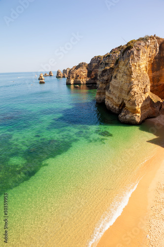 Board z aluminiowym obramowaniem Dona ana plaży w Lagos, Algarve, Portugalia
