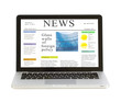 © neirfy - Laptop with news site