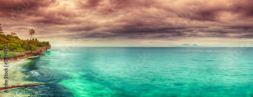 Tapeta ścienna Panorama zachodu słońca