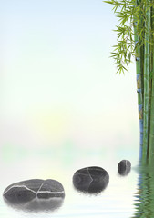 Obraz na płótnie masaż zen joga japoński