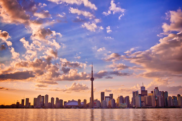 Wall Mural - Toronto Almost Sunset