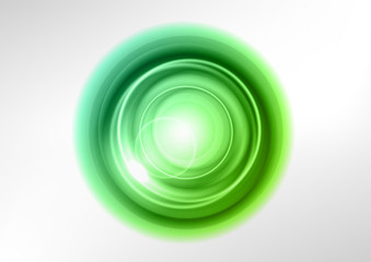 Wall Mural - green circle