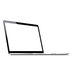 Aufkleber - Vector laptop isolated on white with empty screen