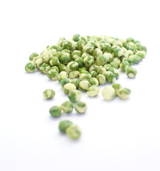 Sticker - green peas isolated on white