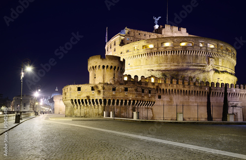 Naklejka samoprzylepna Castel sant'angelo, rzym