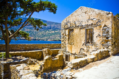 Fotomural Spinalonga Fortress Greece - Last Active Leprosy Colony