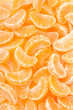 Tangerine segments background texture