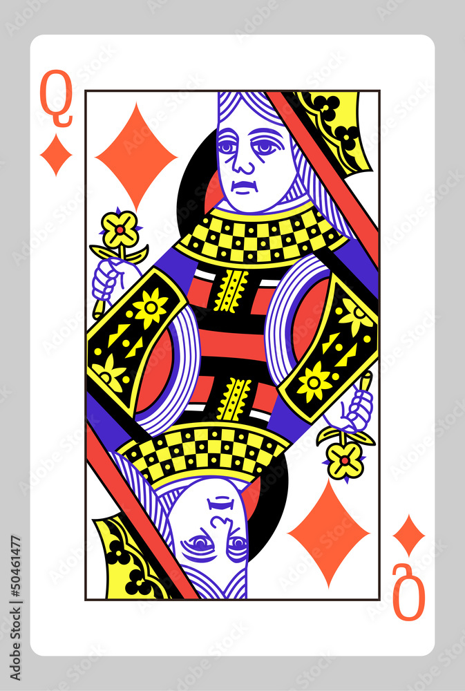 トランプ ダイアのクイーン Stock Vector | Adobe Stock