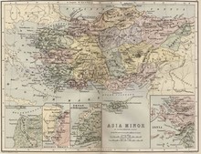 Asia Minor Vintage Map