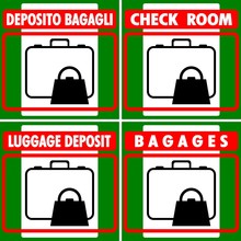 DEPOSITO BAGAGLI LUGGAGES DEPOSIT BAGAGES