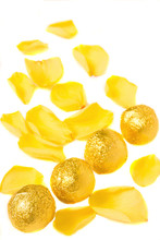 Candies And Yellow Petals