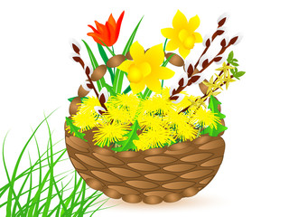 Wall Mural - Easter background