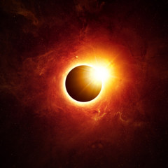 Wall Mural - full eclipse