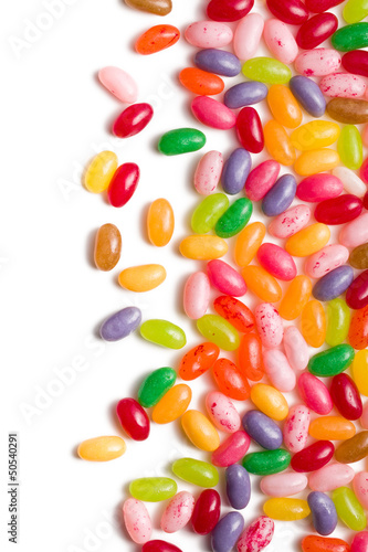 Fototapeta do kuchni the jelly beans border