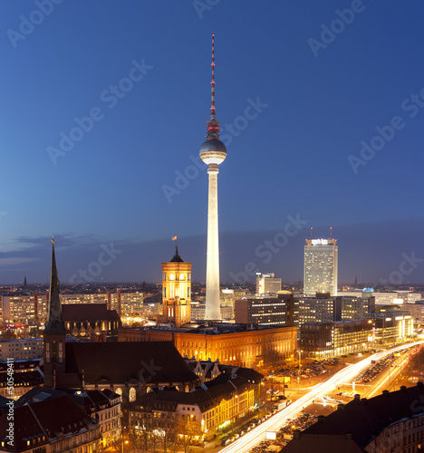 Foto-Lamellenvorhang - Berlin, Funkturm (von Bruder Jakob)