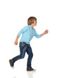 © Gelpi - Profile of adorable preteen boy walking