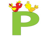 Litera P i ptaki