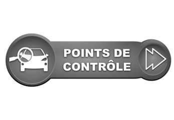 Aufkleber - points de contrôle sur bouton gris
