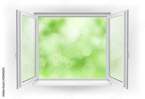 Plakat na papierze fotorealistycznym Okno