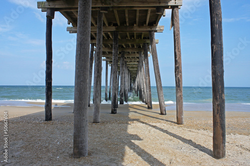 Tapeta ścienna Molo na plaży Rodanthe
