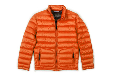 male coat isolated on the white
