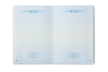 The empty of China passport