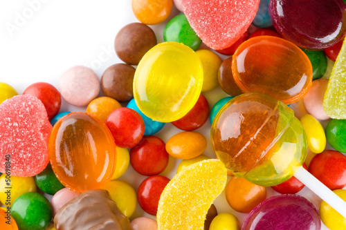 Nowoczesny obraz na płótnie Colorful candies