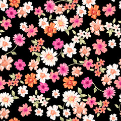 Poster - sweet daisy seamless background