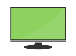 Canvas Print - Ecran de télévision vert