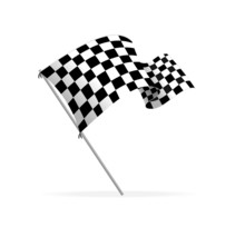 Vector Racing Flag