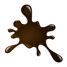 Vector Illustration Of A Chocolate Splash