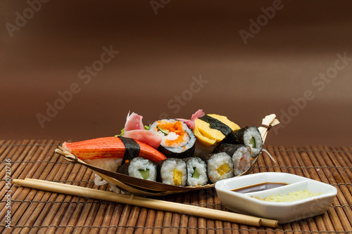 Tapeta ścienna Pyszne świeże sushi