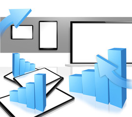 Wall Mural - modern business and technology