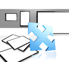 Wall Mural - modern business and technology