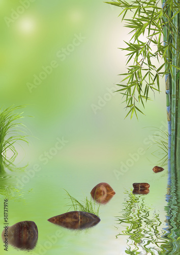Board z aluminiowym obramowaniem Koncepcja wystrój natura, relaks, dobre samopoczucie, relaks