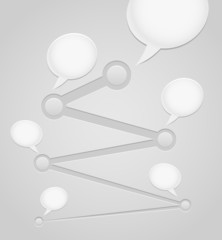 Leinwandbilder - Infographic template for a content