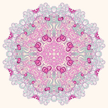 Circle Purple Pattern