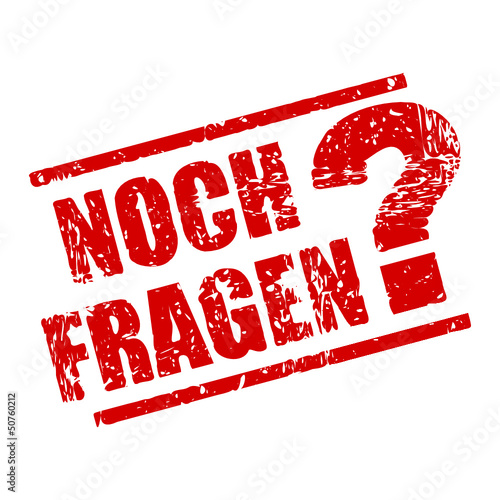 stempel eckig noch fragen? I Stock-Vektorgrafik | Adobe Stock