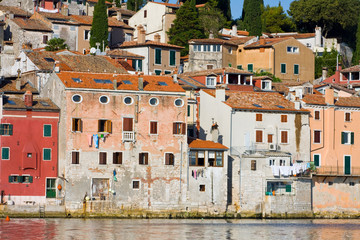 Wall Mural - architecture of Rovinj, Croatia. Istria touristic attraction