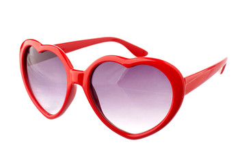 Heart shape sun glasses