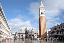 High Water In St. Mark's Square - Venice
