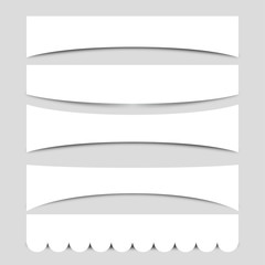Wall Mural - Set of Banner Shapes