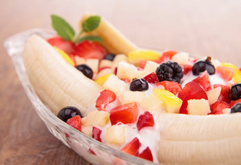 Poster - fresh fruit salad