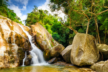 Sticker - Hin Lad Waterfall. Koh Samui, Thailand