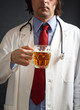 © Bits and Splits - Doctor is drinking beer