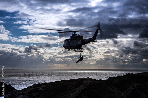 Fotoboard na płycie Helikopter gryfa