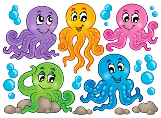 Sticker - Octopus theme collection 1