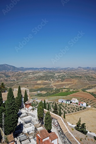 Fotografía Cemetery and countryside, Olvera, Spain © Arena Photo UK