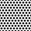 © pixelalex - Black hexagon football pattern