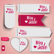© boroboro - Set of bubbles, stickers, labels, tags 'Big Sale'. Vector templa